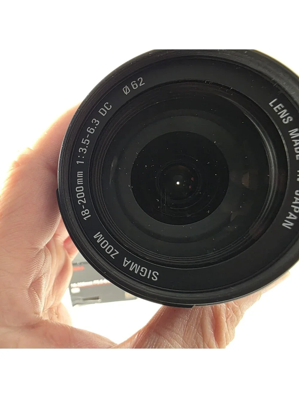 Sigma AF-MF Zoom Lens 18-200mm F3.5-6.3 DC for Nikon w/Caps & Original Box